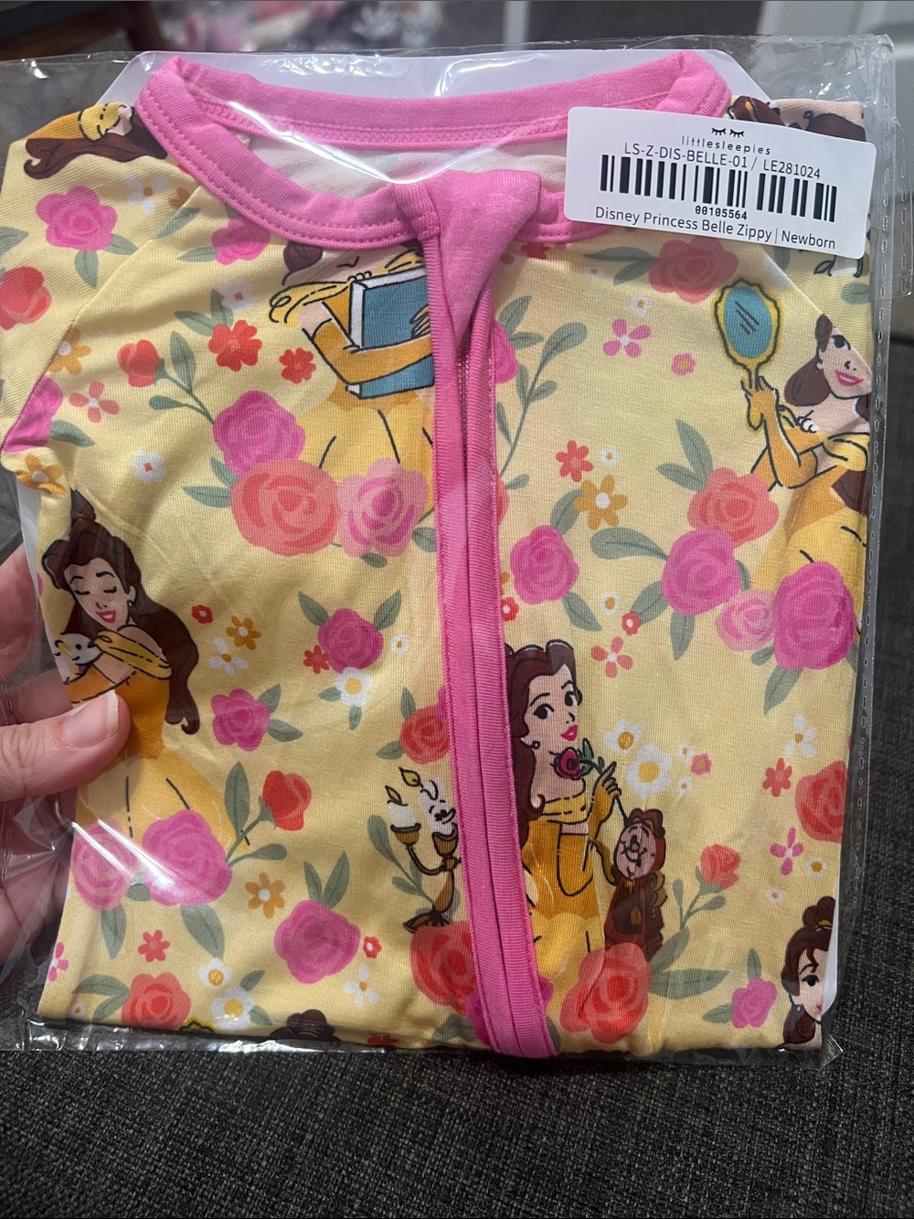 NWT NIB Little Sleepies Belle Zippy